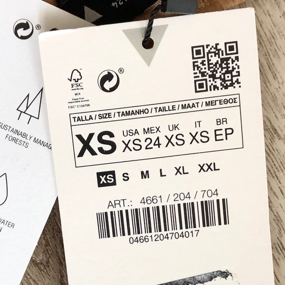 Zara, Full Length, High-Waisted Pants, Wide Leg, Size XS, NEW, With Tags - Picture 13 of 16